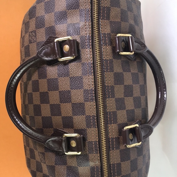 Speedy 30 damier ebene Louis Vuitton - Picture 3 of 15